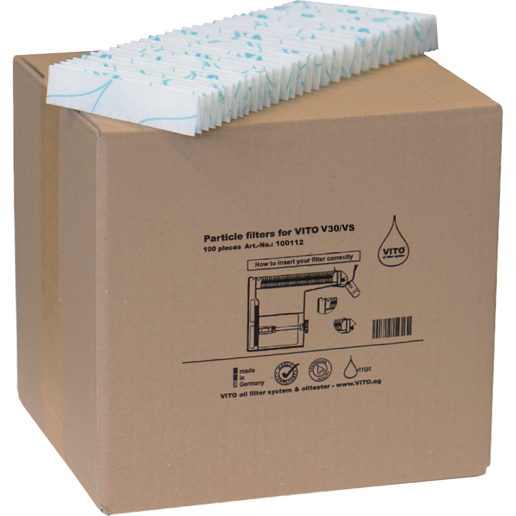 Filter für V30 und VS / 100 Stück