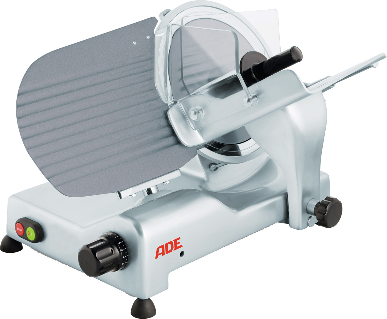 Aufschnittmaschine 250 mm / 230 V / Schrägschneider / Bereich 180 x 160 mm