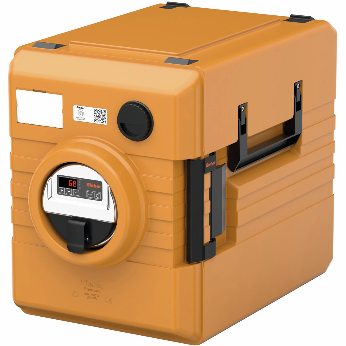 Thermoport 4.0 1000 KB Frontlader / beheizt / ohne Sensor / 52,00 l / orange