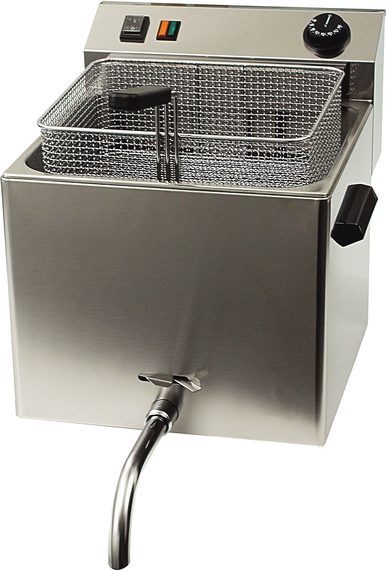 Elektro-Fritteuse, 10 l, mit Ablasshahn